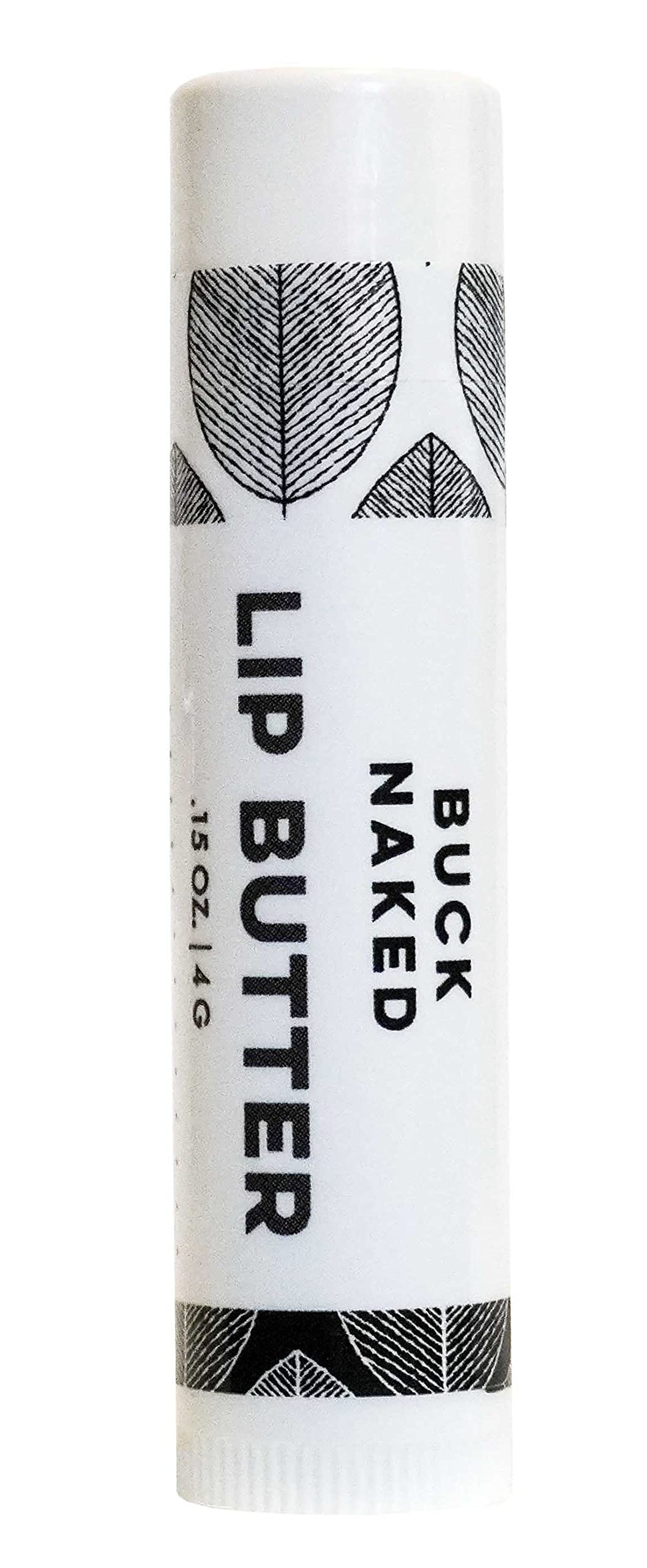 Buck Naked (Unscented) Lip Butter - Organic Cold-Pressed Oils & Beeswax to Soothe & Protect - Lip Balm Handmade in USA by DAYSPA Body Basics