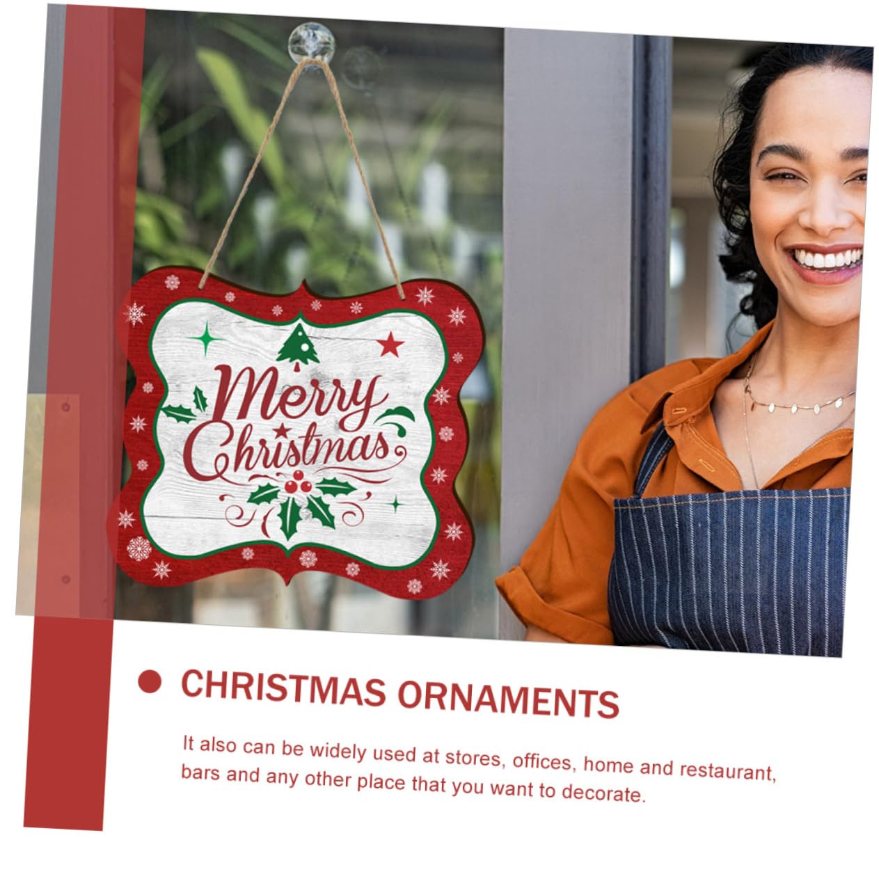 Cabilock 4 Juegos De Adornos Colgantes para Puerta Guirnalda De Bienvenida Iluminada para Navidad Decoración para El Hogar Al Aire Decoración De Techo Árbol De Navidad Letreros