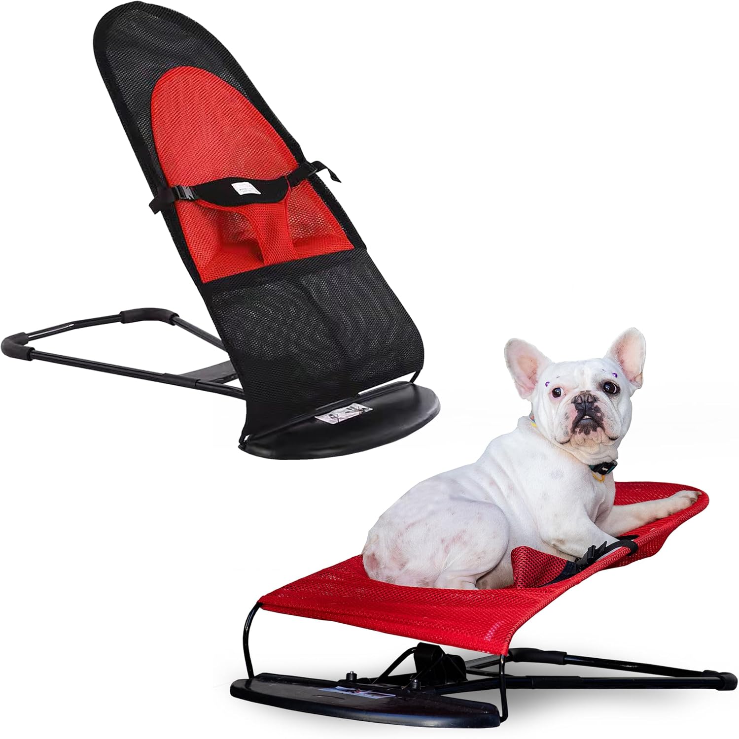 Portable Foldable Dog Rocking Chair for French Bulldogs and Pets