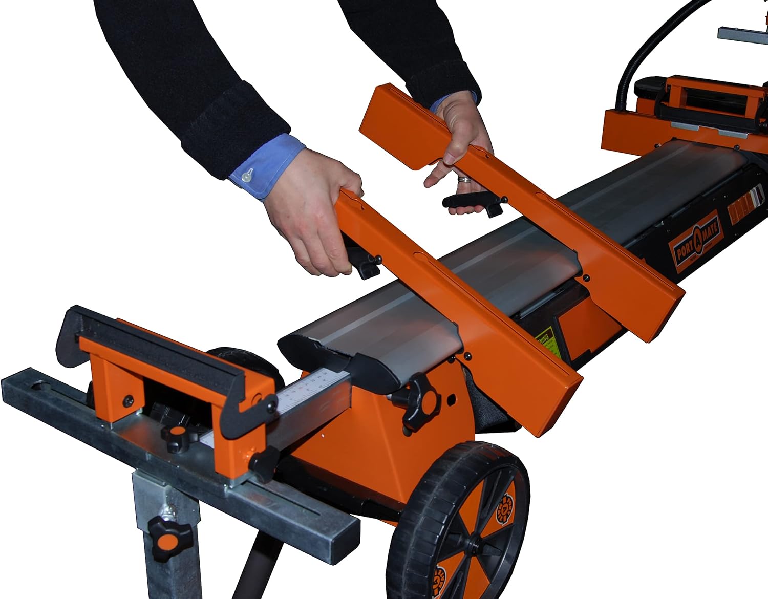 Bora Folding Miter Saw Power Tool Stand with Wheels, Heavy Duty Contractor Grade Work Stand with Quick Attach Mounts, PM-7000i - - 
