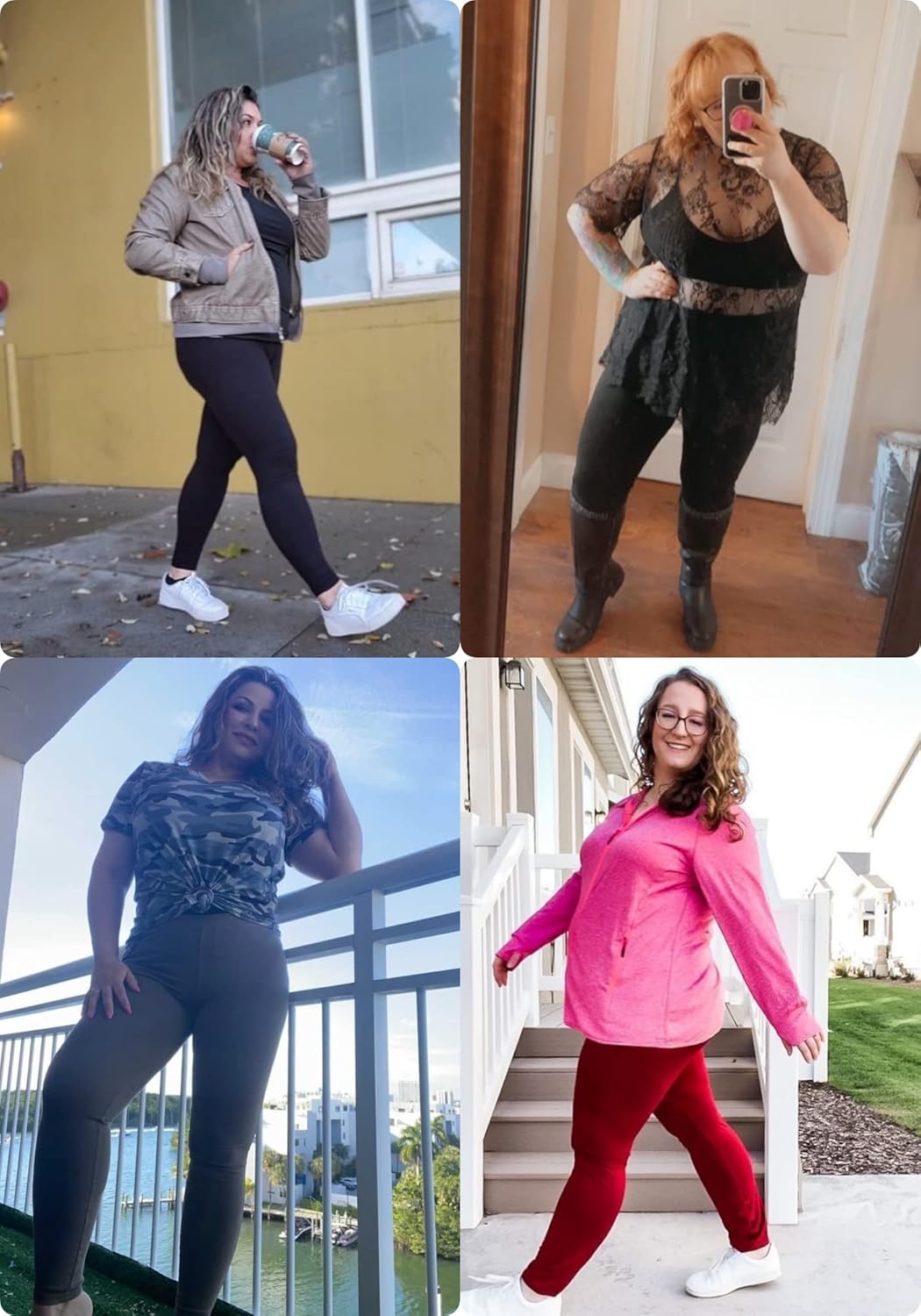 COOTRY Plus Size Fleece Lined Leggings for Women Thermal Underwear Long Johns Base Layer Pajama Bottoms Cold Weather Pants - Image 2