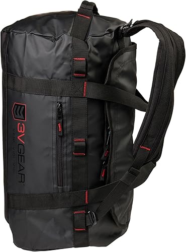 3VGEAR Smuggler Adventure - Bolsa de lona de 45 a 85 litros, para viajes, gimnasio y deportes, mochila, asa de transporte, apertura grande en forma