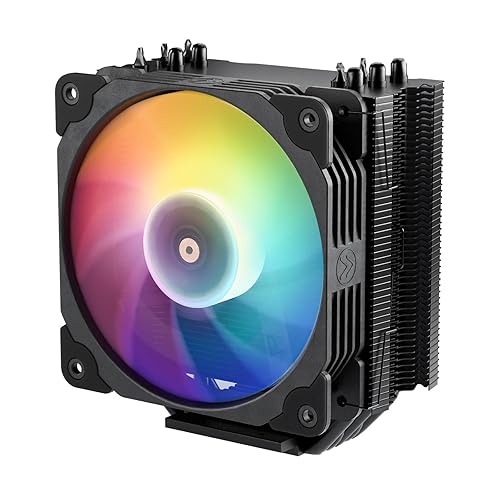 Vetroo V5 Enfriador de aire para CPU con 5 tubos de calor 120mm FDB PWM Refrigeración del procesador para Intel LGA 1851/1700/1200/115X AMD AM5/AM4,