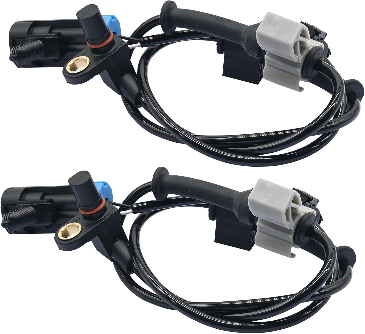 2pcs Front Left and Right ABS Wheel Speed Sensor Compatible with GMC Chevy H2 Sierra 2500 HD 3500 Silverado Suburban Yukon XL 15163064 ALS1463 07 08 09 10 11 12 13