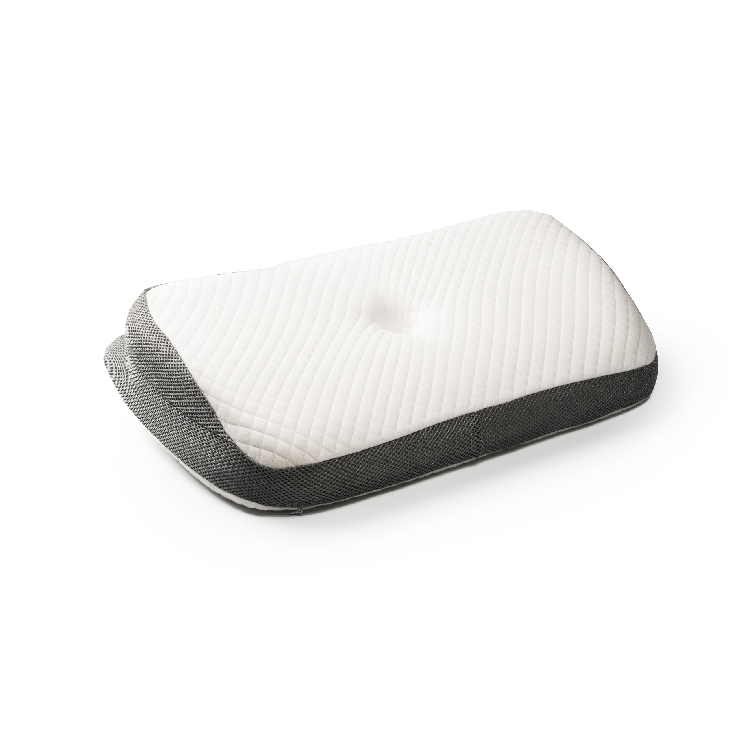 InnovaGoods® Almohada viscoelastica, Almohada cervicales y Cuello ergonómico, 2 Niveles de Altura, Facilita la respiración Suave y Natural. Almohada Cervical Alivio, Descanso, relajación y Bienestar