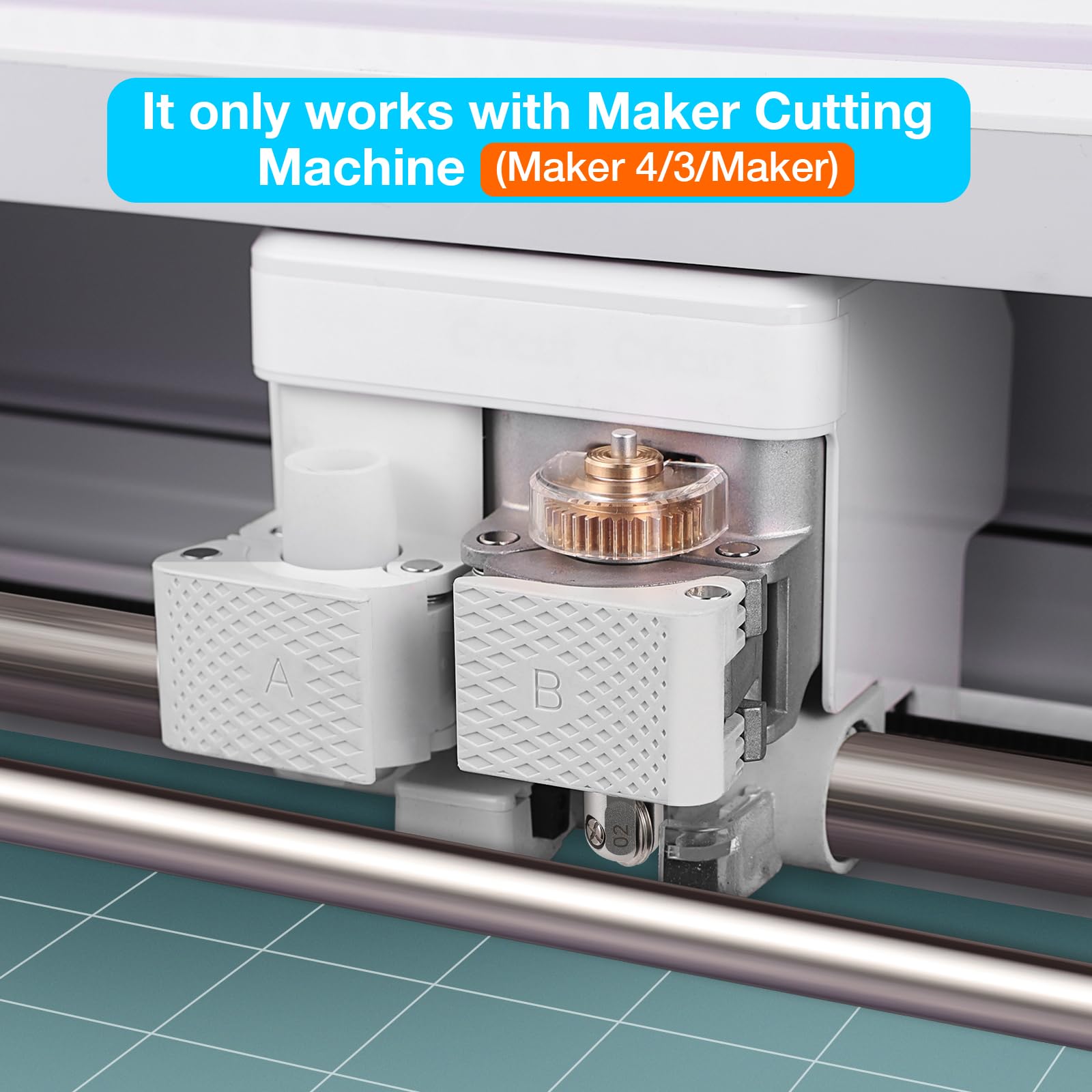 Pointe de gravure + roue à point unique + roue à double point + boîtier d'entraînement, paquet de combo punterad pour Maker 4/3/Maker, pour la fabrication d'étiquettes/coffrets cadeaux/décoration