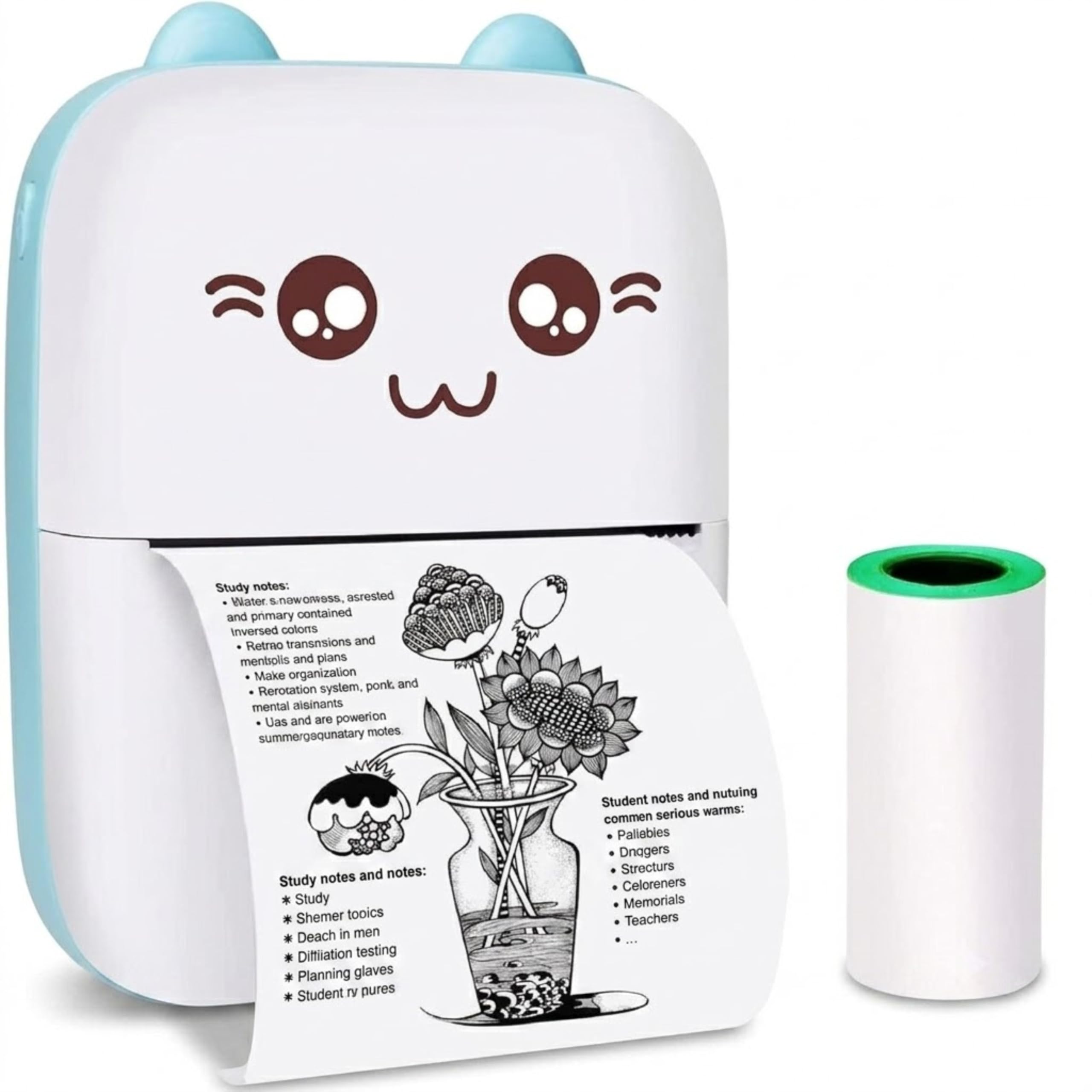 Drumstone Mini Thermal Printer for Students, Bluetooth Wireless Pocket Printer with App Support, Portable Inkless Printer for Notes, Labels, Photos, Study Material & Daily Printing-image-33