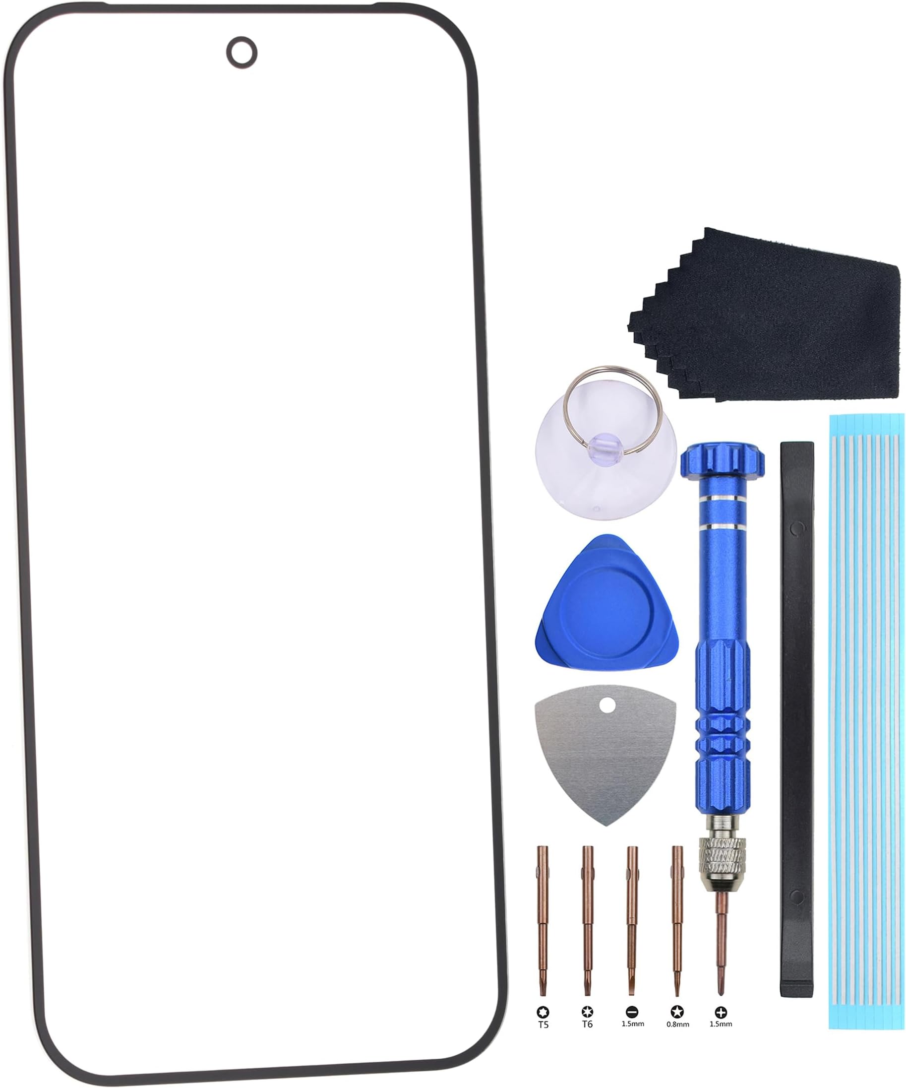 Glass Cover Replacement with Pre-cut OCA Adhesive for Google Pixel 9 Pro 6.3