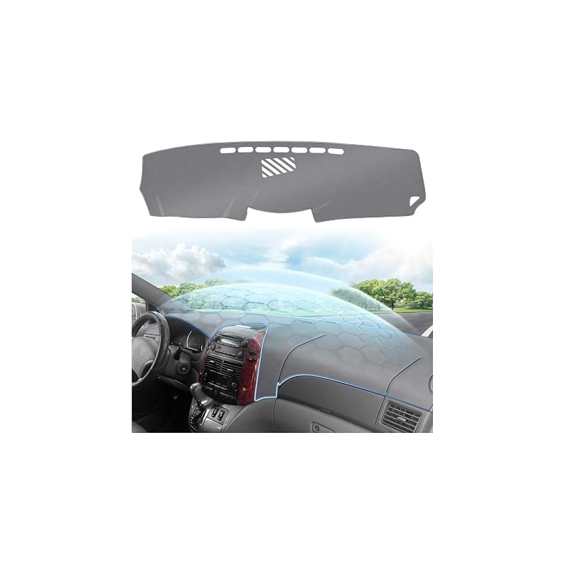 Capa para Painel Cinza CARTIST para Toyota Sienna 2004 a 2010