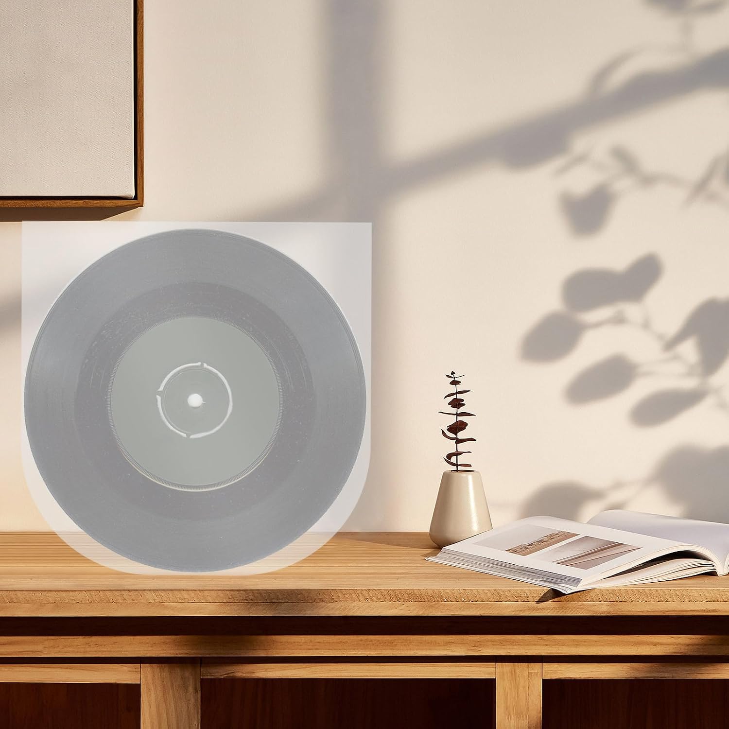 Pp Vinyl Record Inner Sleeves Anti Static 50pcs White Inch Storage | Preservation and Display Use, Shop Supply Format, Fits Standard Album Formats for Organized Keeping