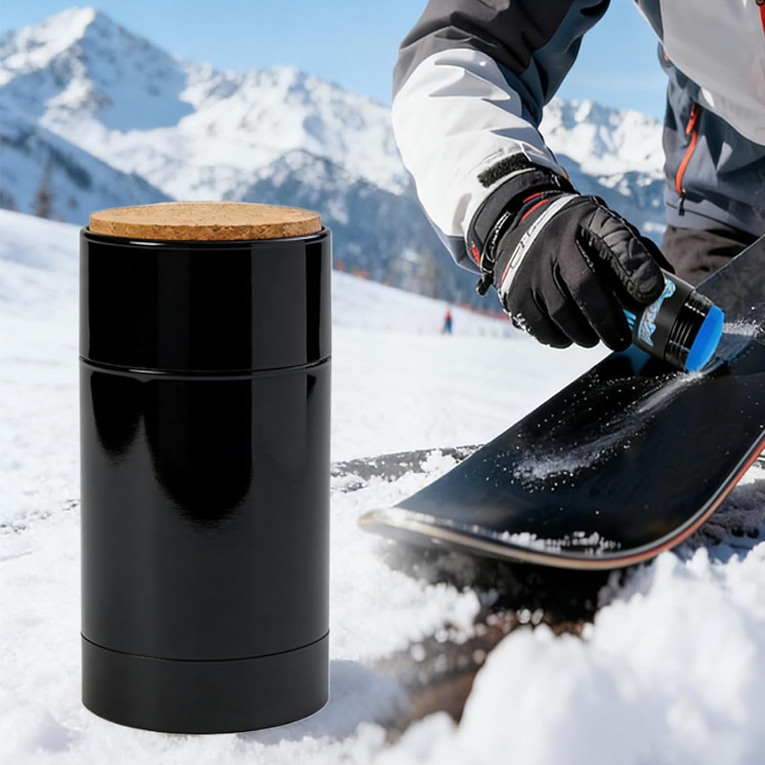 Snowboard Wax, Effortless Application, 10.4 * 4.3cm, Rub On Snowboard Wax, Portable Quick Ski Wáx, Enhanced Glide Performance, for Adults Professionals Enthusiasts