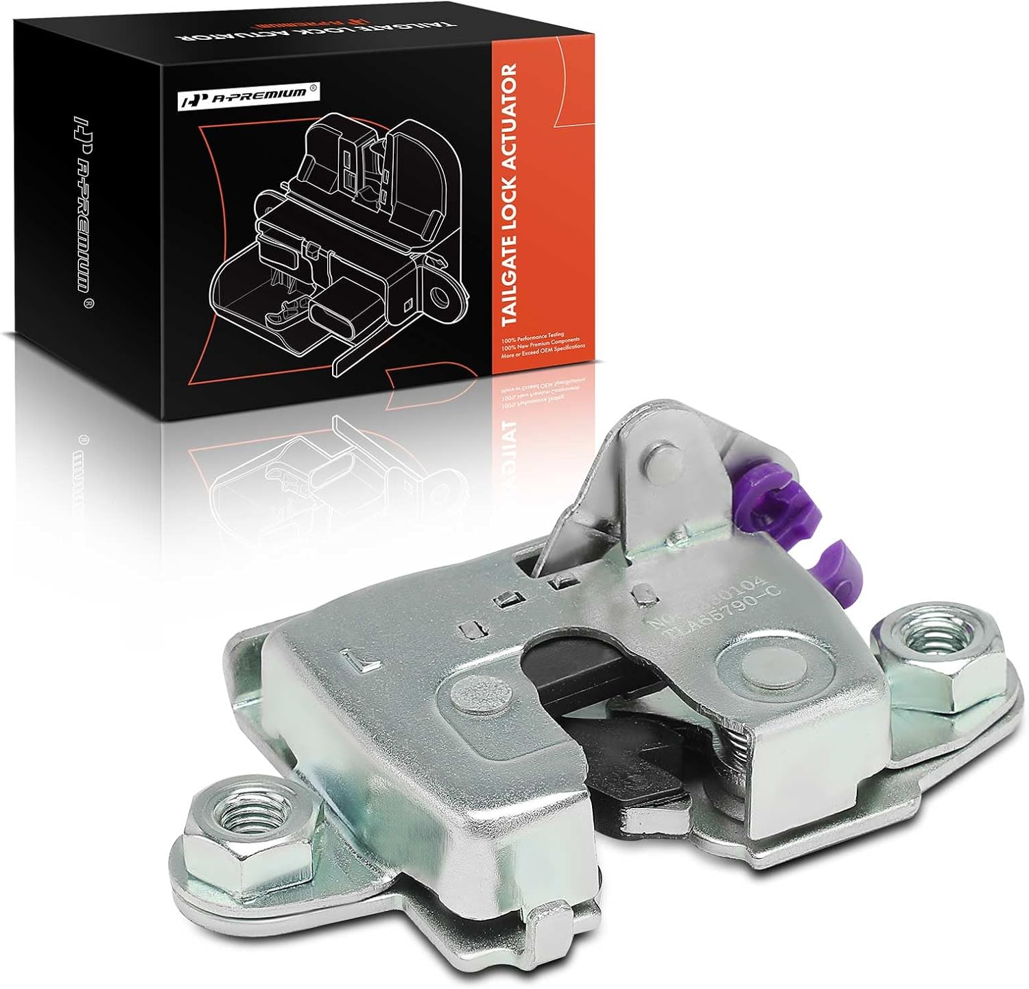 A-Premium Rear Left Tailgate Trunk Lid Latch Lock Actuator Compatible with Toyota - Tundra 2007-2021 - Replace# 657900C041