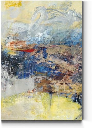 Lienzo decorativo para pared arte de pared geométrico neutro, floral fractal brillante, moderno multicolor de naturaleza y animal, arte de pared