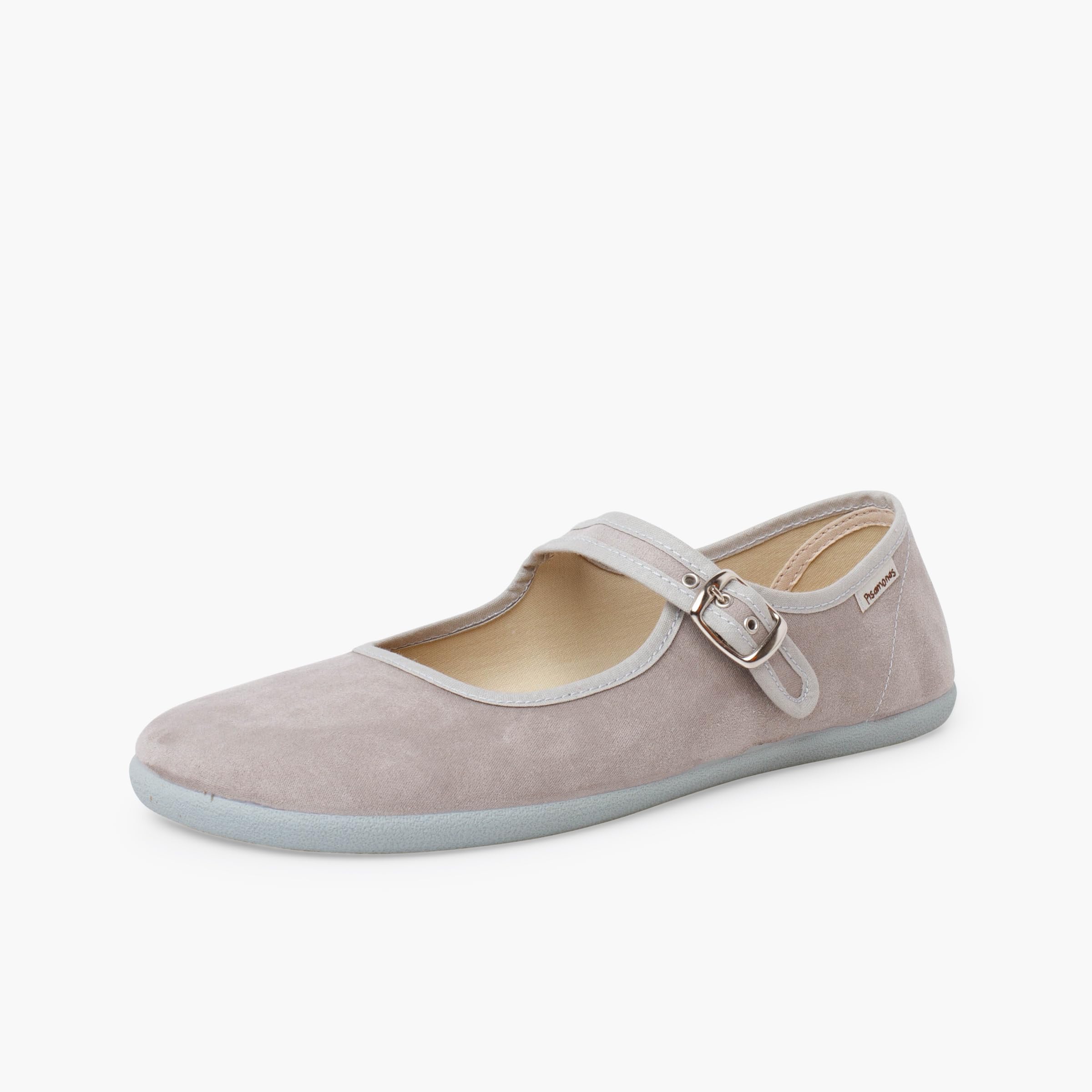 Pisamonas Merceditas Barefoot Suede Hebilla Mujer