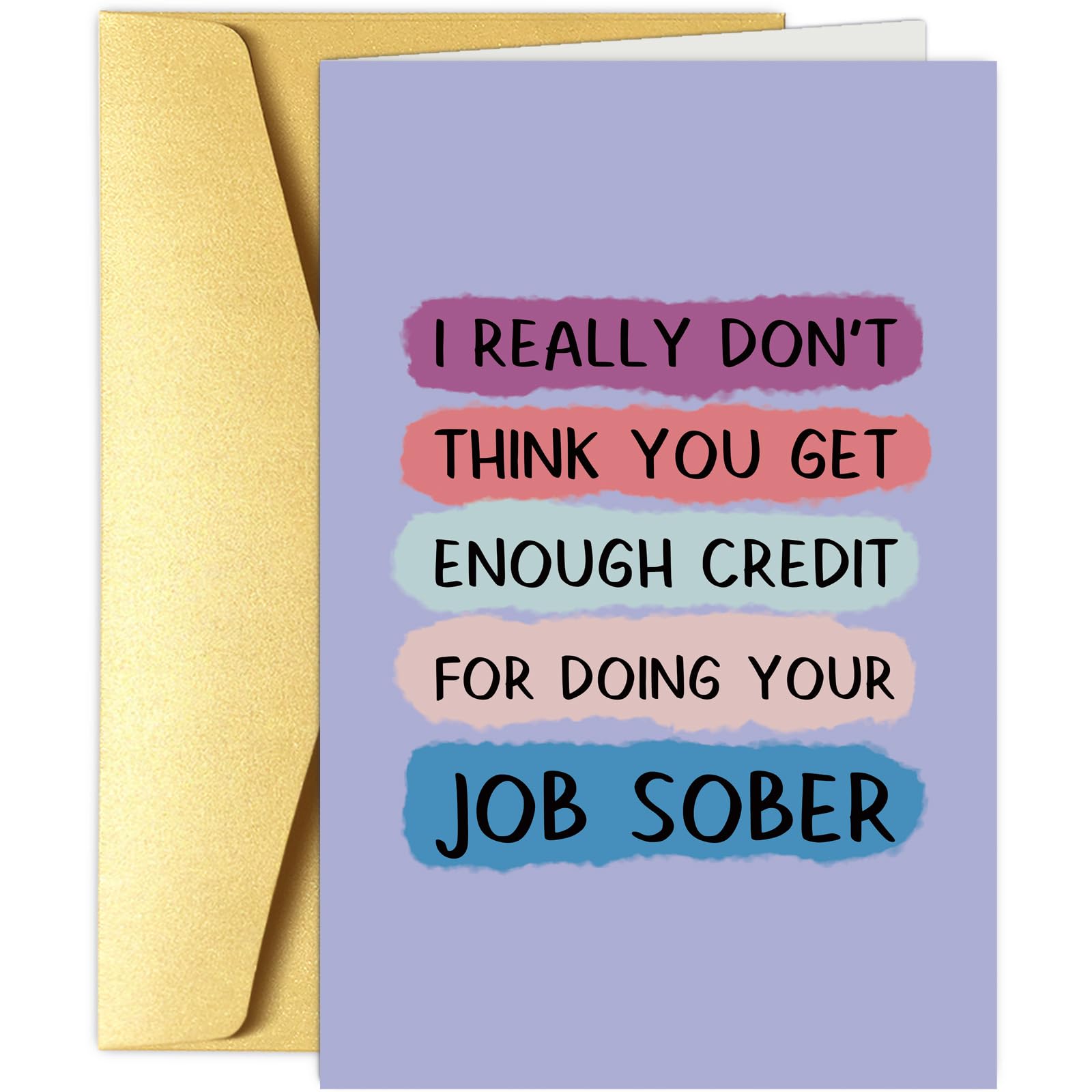 Obbyidk Hilarious Boss's Day Card, Funny Boss Day Card Gift, Humorous Birthday Card for Boss Manager, I Don't Think You Get Enough Credit for Doing