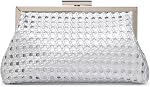 Purse d'embrayage pour femmes - Sacs du soir PU Sac à main en cuir pour la fête de mariage