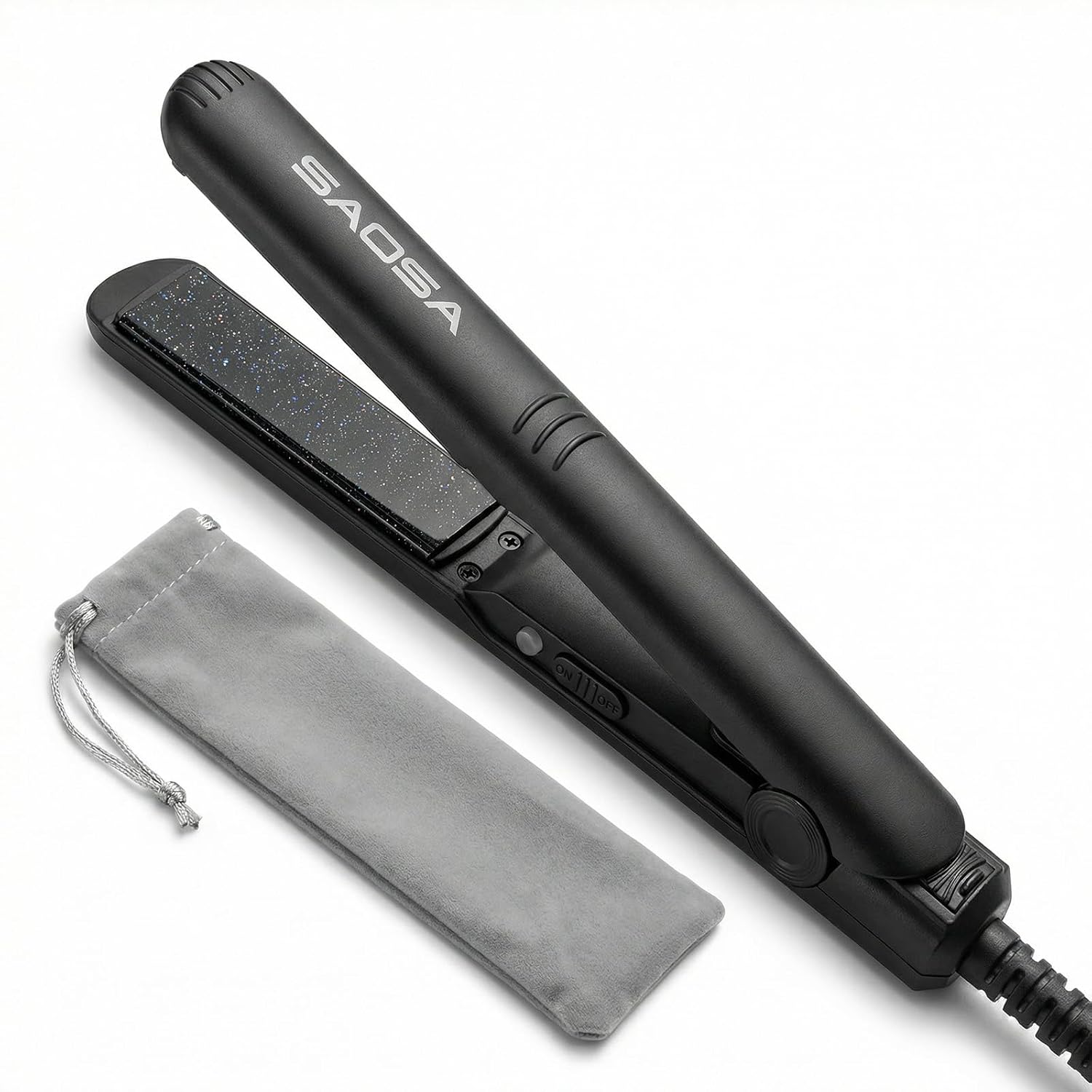 SAOSA Mini Flat Iron, 0.7 Inch Ceramic Small Flat Iron, Mini Hair Straightener for Short Hair and Bangs, Dual Voltage Trav...