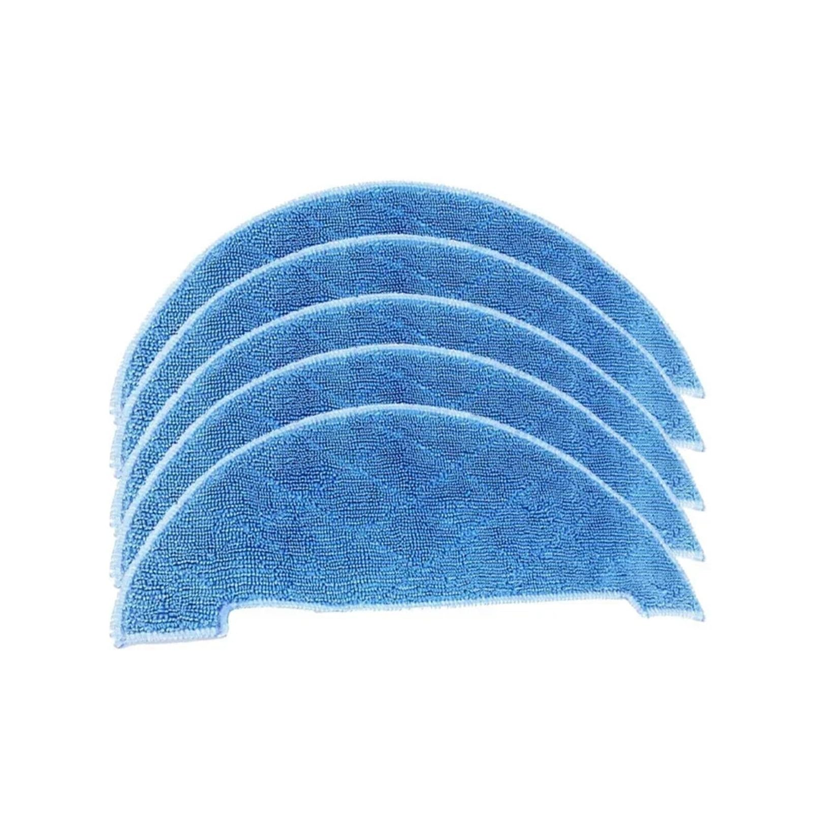 Xqscvqwfa Water Tank Box Mop Cloth Compatible for ZACO/Ilife A10s X900 Robot Vacuum Cleaner Parts Cleaning Mop Replacement(5pcs mop Clothes)