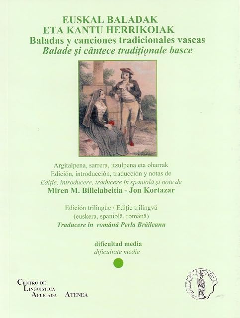 Portada de Euskal Baladak eta Kantu Herrikoiak Baladeși cântece tradiționale basce