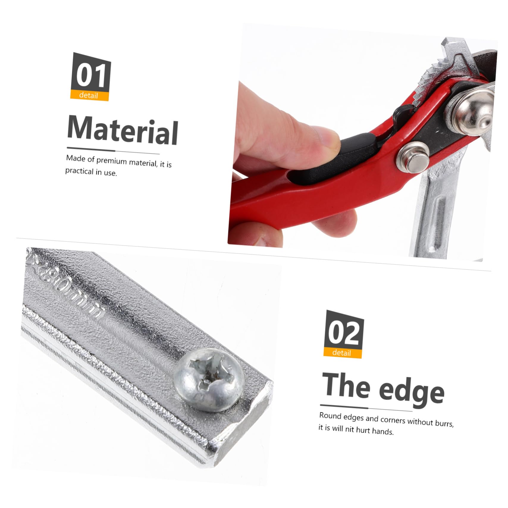 SEWACC Serre-joint pour Travail du Pince Fixe pour Bricolage Clip Pratique pour Travail