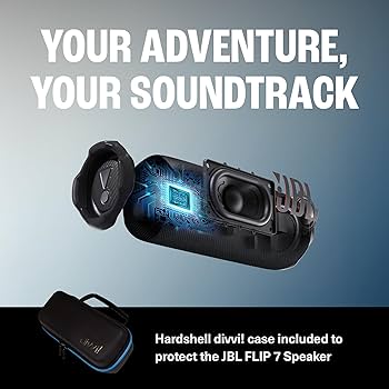 Amazon.com: JBL Flip 7 (Squad) + Bundle with divvi