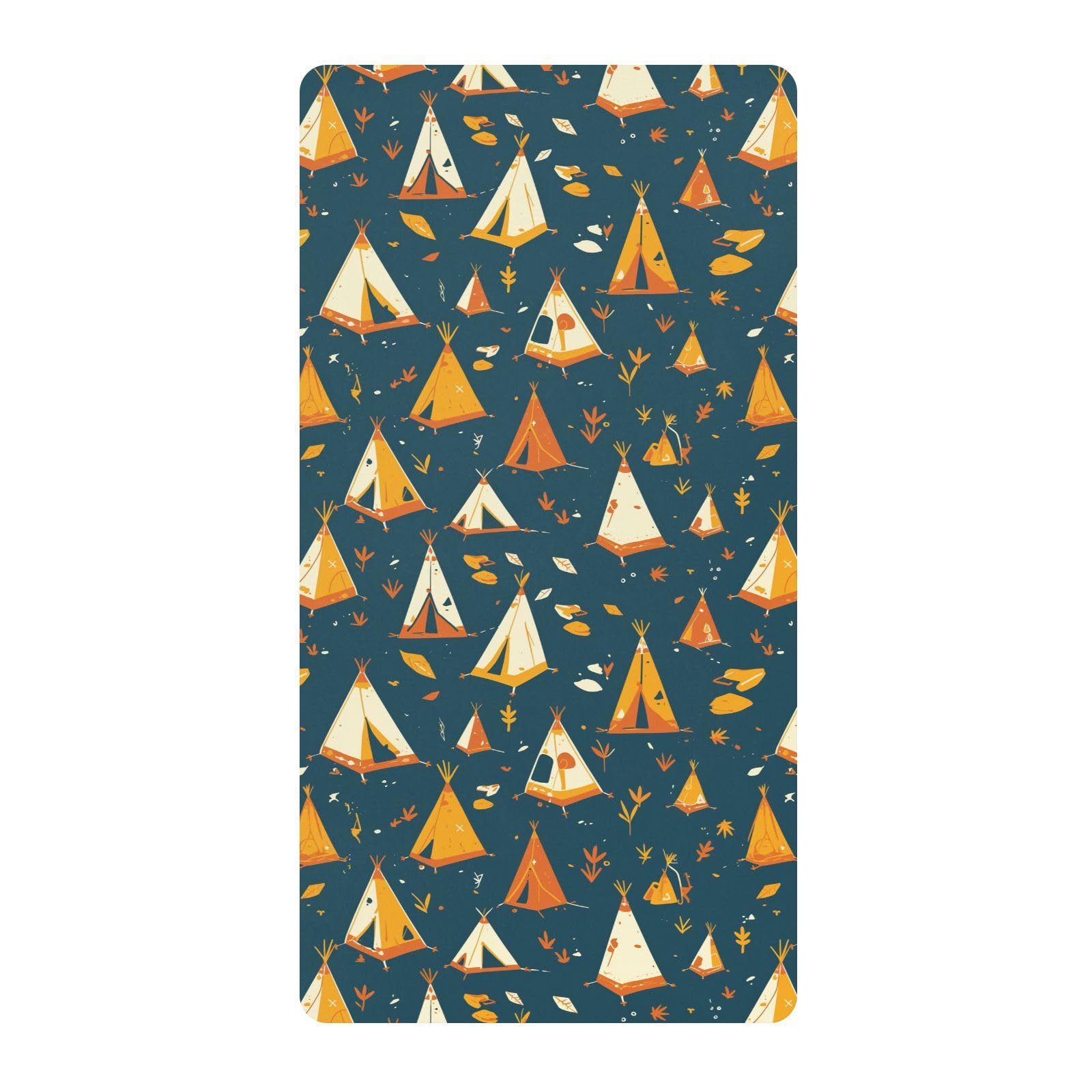 Drap de lit en coton doux pour des nuits sereines en lit d'enfant motif tipi