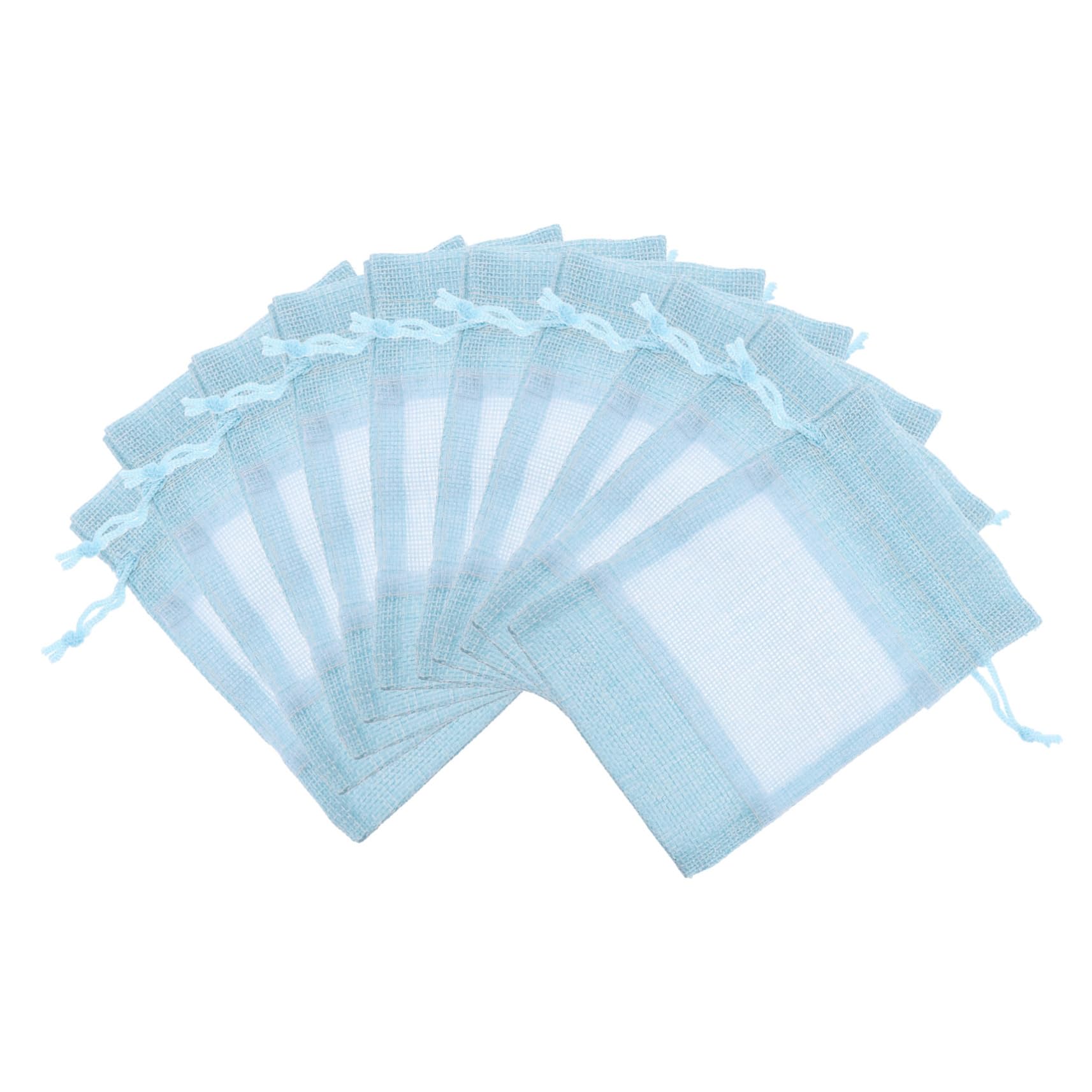 OFFSCH 10pcs Lavender Sachet Bag Mesh Bag Goodie Bags Mesh Jewelry Bags Empty Lavender Bags Empty Lavender Sachets Tiny Bags Small Candy Bags Jewelry Pouches Empty Bag Cloth Gift