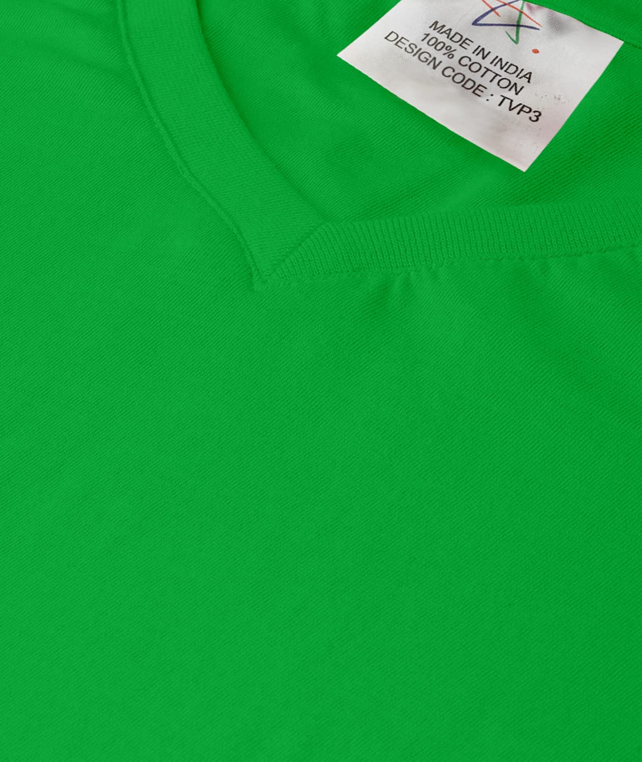 TVP Fashions Premium Plain Men V Neck Full Sleeves Festive,Offer,Discount,Sale,Limited Edition, Trendy, Trending Tees and Tshirts. (Green_Large) 3