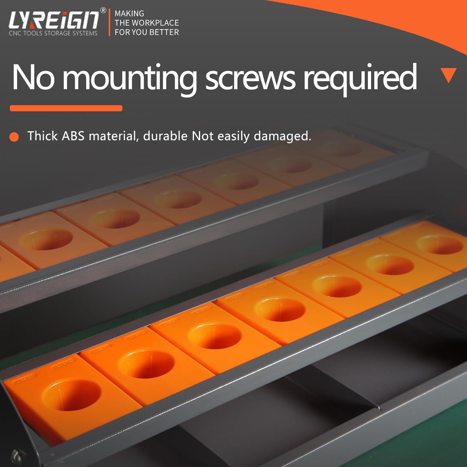 CNC Tool Holder Station Rack, CNC Tool Storage Rack Placed on The Desktop, Suitable for Various Types of CNC Tool Holder Keeper Station for Warehouse Workshop