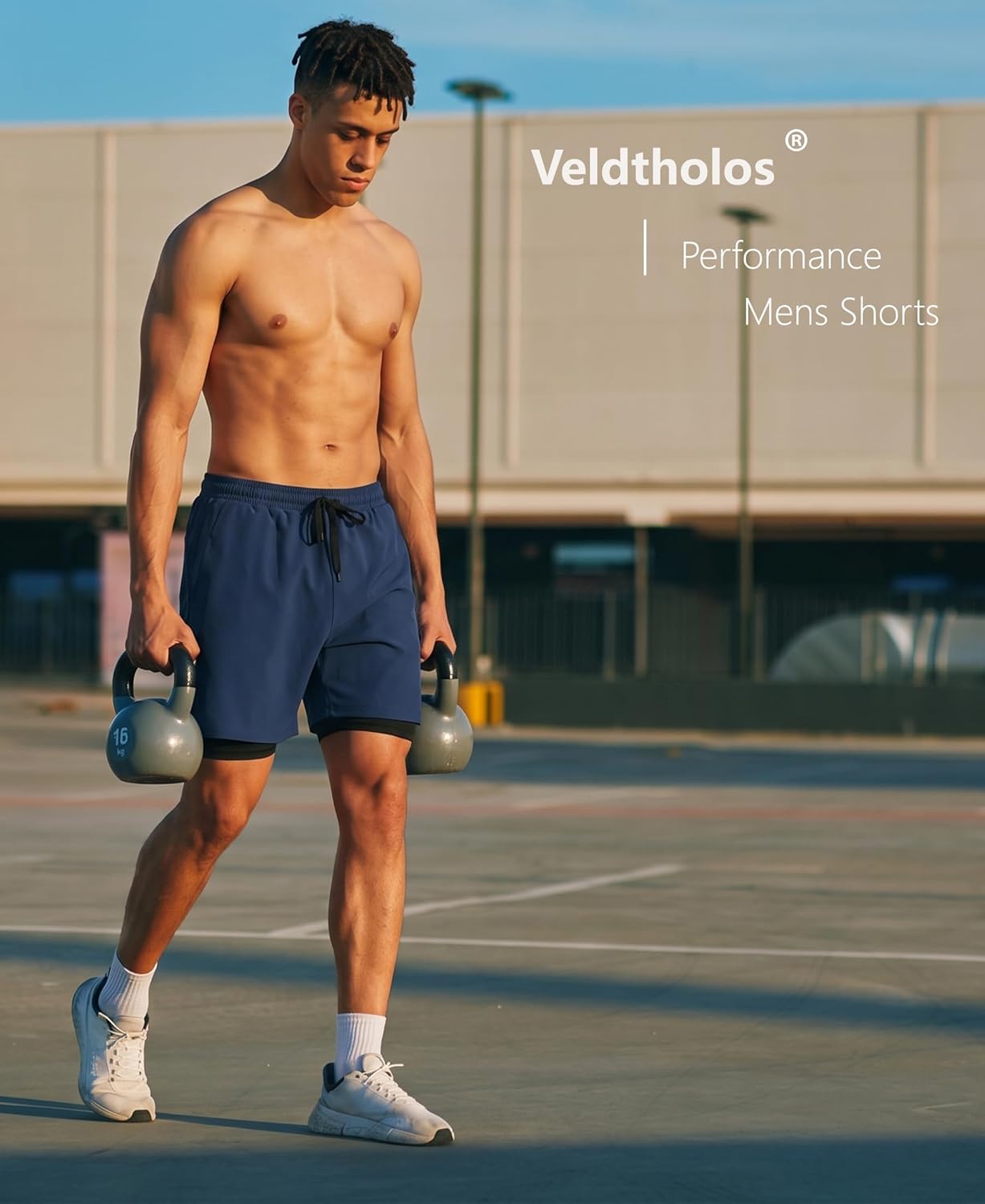 4 Pack Men's 2 in 1 Athletic Running Shorts with Liner Gym Workout Sport Shorts with Pockets