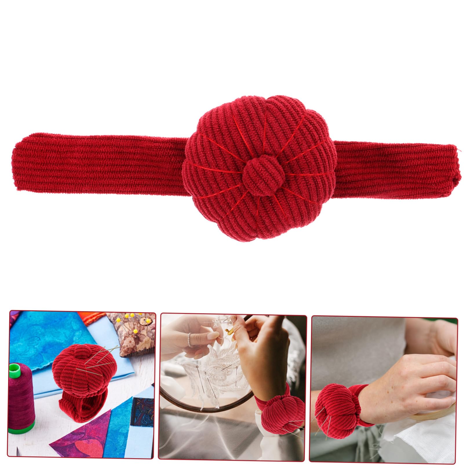 Operitacx 5pezzi Cuscino Per Aghi Indossabile Coste Cuscino Per Spilli Da Cucito Per Progetti Fai Te Pratico e Portatile Per Ricamo e Patchwork