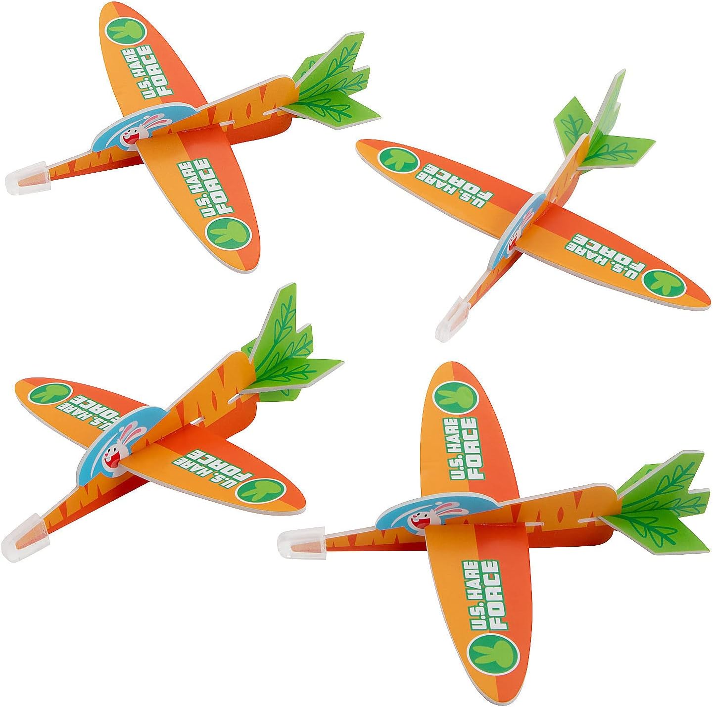Fun Express Easter Bunny Carrot Gliders – 48 Pieces