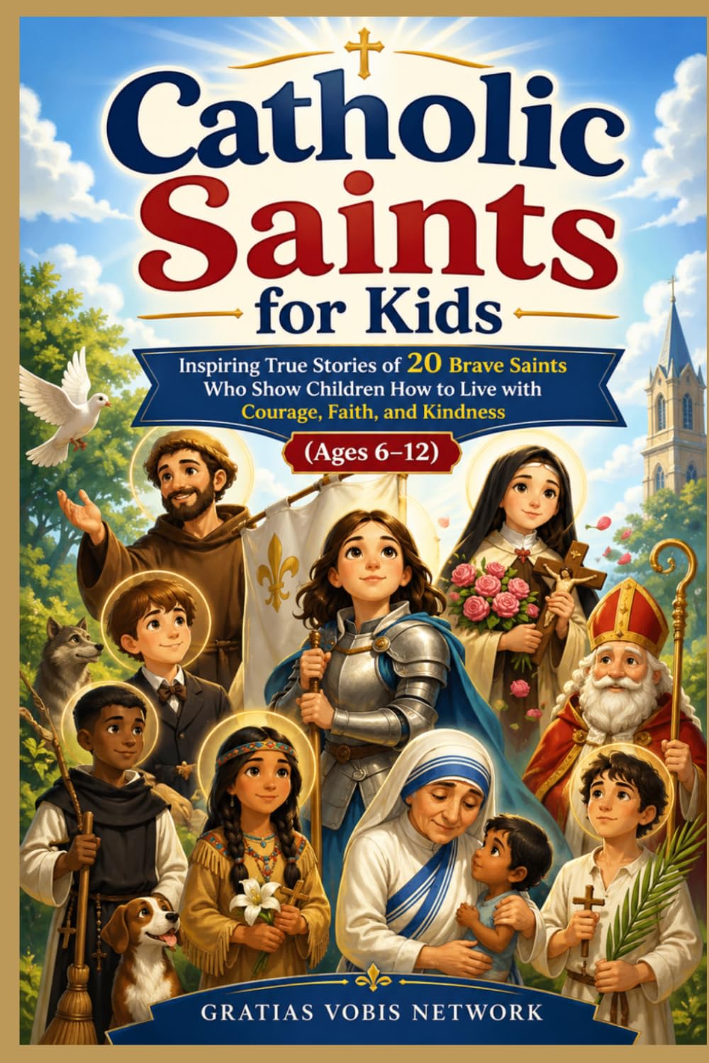 Catholic Saints for Kids: Inspiring True Stories of 20 Brave Saints Who Show Children How to Live with Courage, Faith, and Kindness (Ages 6–12)