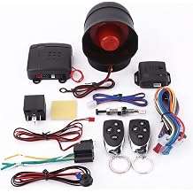 Car Alarm System Universal Security Guard Keyless Entry for Car with 2 Controls