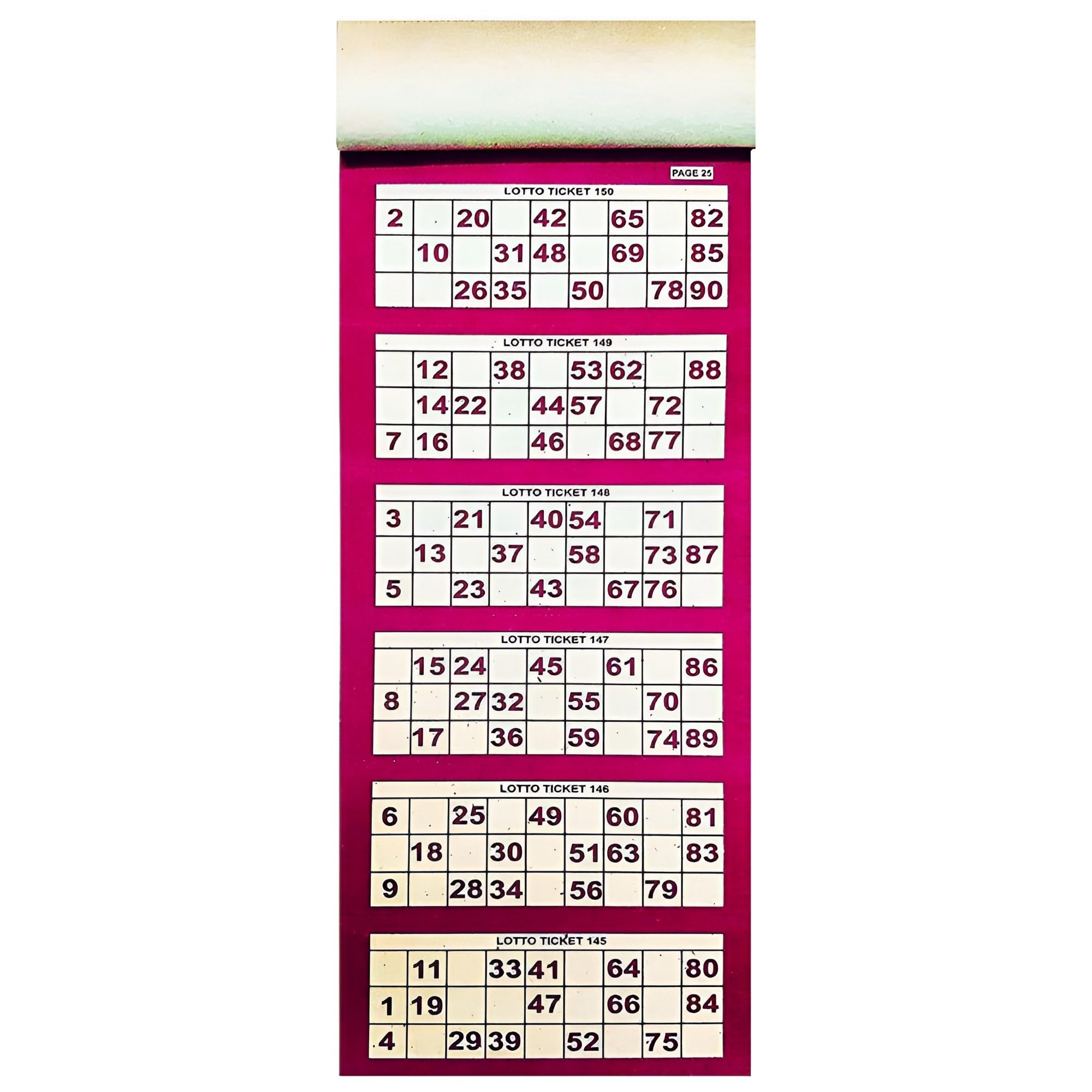 Housie Tambola Ticket Booklet- 600 Tickets | Tambola Housie Game Book | Bingo Lotto Housey Ticket Book for Kitty Party, Birthday, Anniversary, Club Programs, Family Fun and Entertainment-image-10