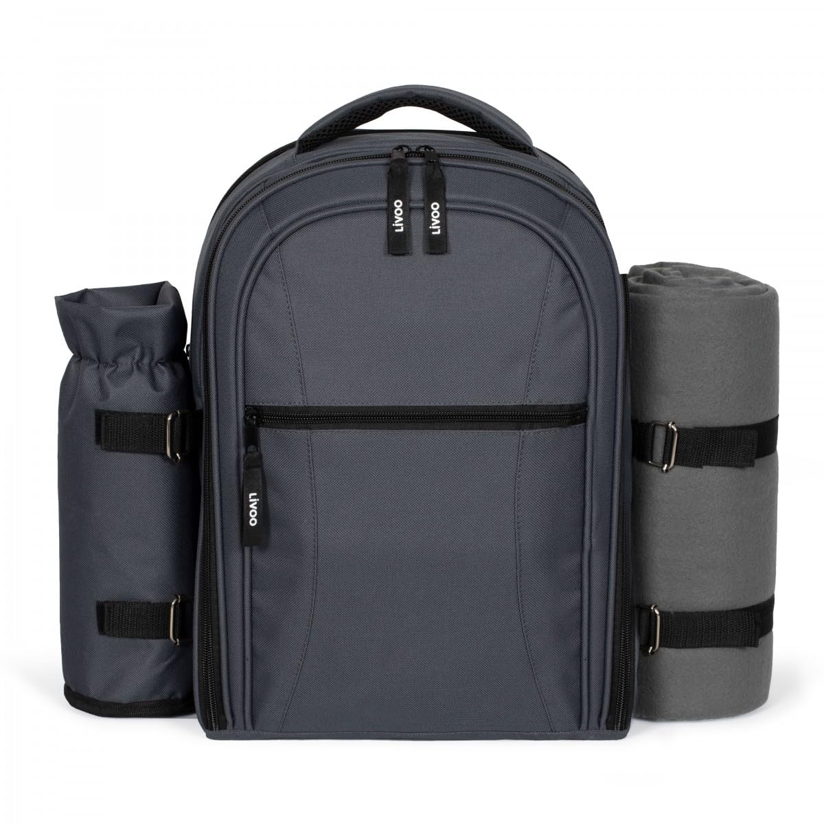 Livoo – Zaino Picnic 4 Persone SEP149 – 11L, 600D, Coperta Picnic Inclusa, 30 Accessori