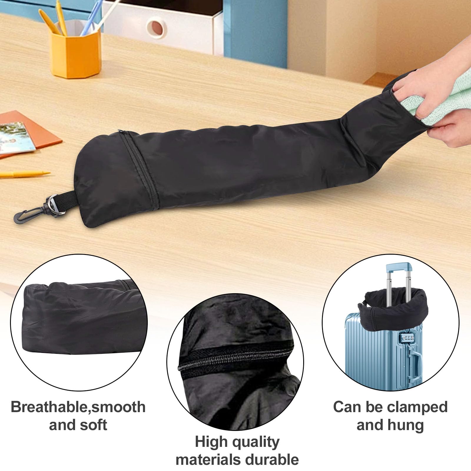 Housse De Coussin De Voyage à Remplir - Pour Créer Son Coussin De Nuque Personnalisé - Lavable - Économie De Place