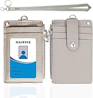 Vista 13 de HASFINE Portatarjetas de identificación con bonito diseño de personaje de ángel, cartera de piel sintética para tarjetas de identificación, 5