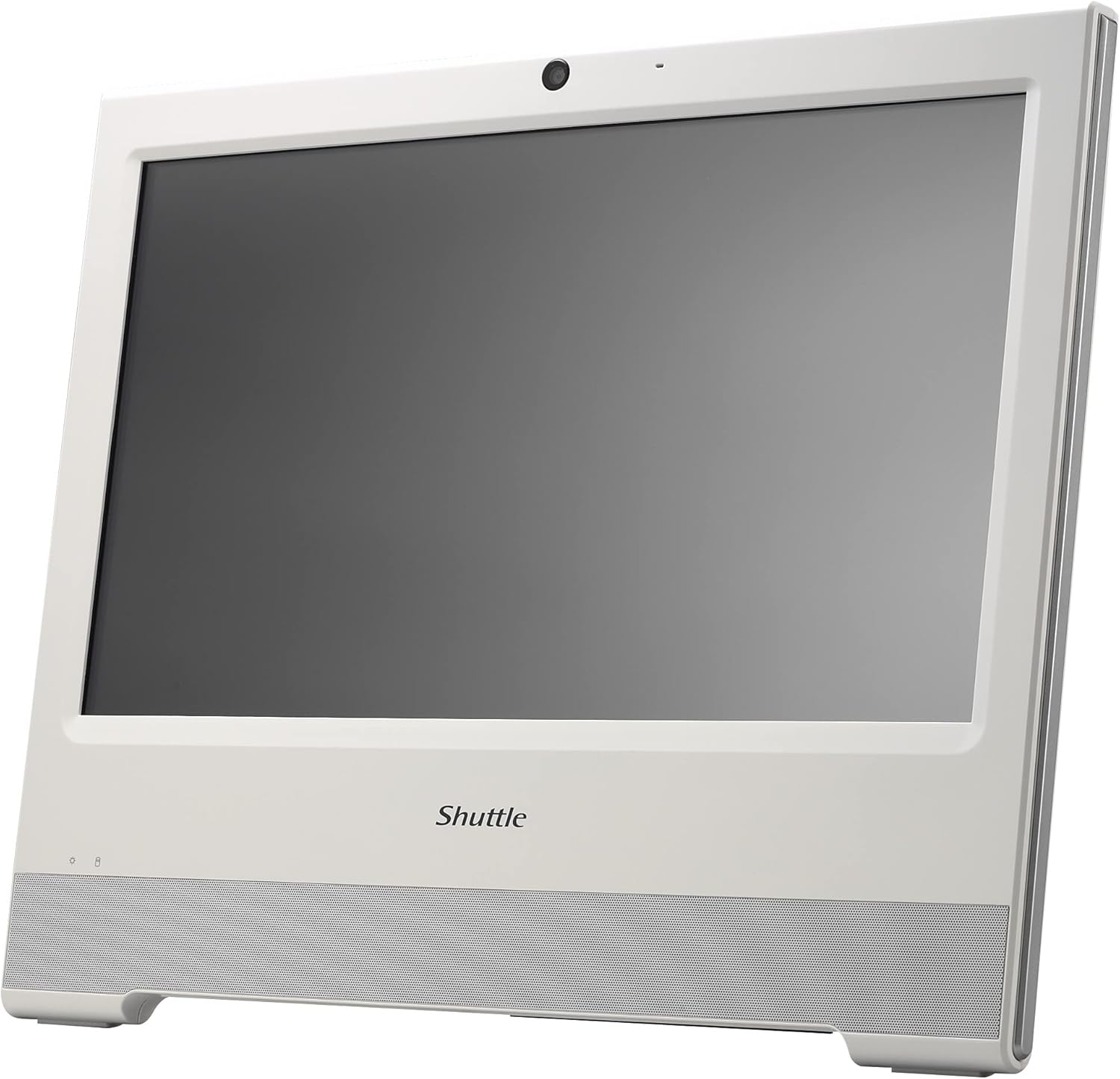 Shuttle XPC AIO X50V8W White Embedded Intel Celeron 5205U All-in-One Barebone PC, Fanless, IP54 Certified, VESA Compatible, No RAM, No HDD/SSD, No OS, Black (X50V8 White)