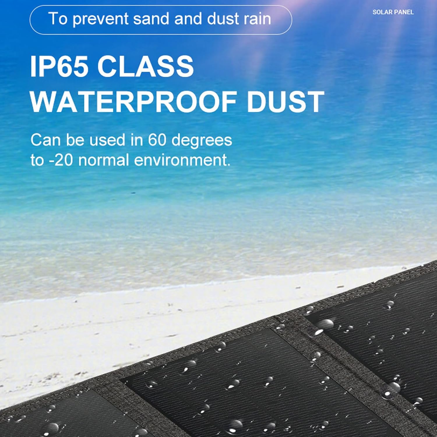 30W Portable Foldable Solar Panel Charger Efficient Monocrystalline IP65 Solar Panel Kit Outdoor Camping