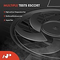 Vista 5 de A-Premium Conjunto de ventilador de refrigeración del radiador del motor con motor sin escobillas compatible con modelos Volkswagen y Audi, Jetta