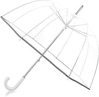 Best 52 Inch Bubble Clear Umbrella for Weddings, Bulk Large Adult Windproof Dome Rain Umbrella Review 