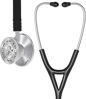 ELKO EL-060 CARDIO III SS Stainless
                          Steel Acoustic Stethoscope | Two-Way PVC
                          Tubing | Double Sided Chestpiece For Adult
                          & ...