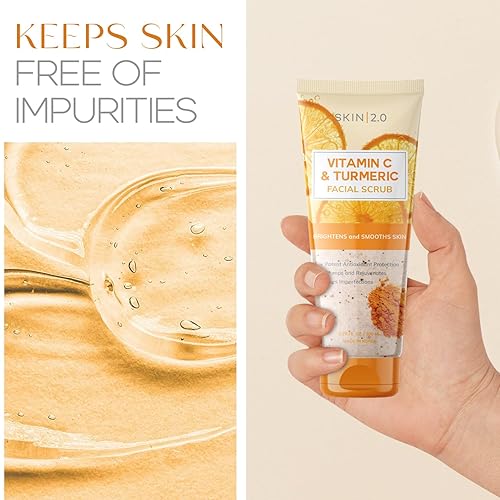 Miniatura 5 de Exfoliante facial de vitamina C y cúrcuma - Tubo de 6.8 fl oz