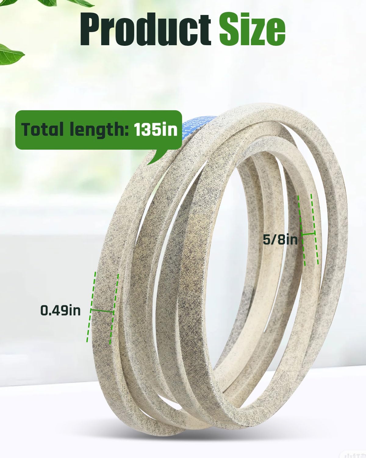 Deck Belt Fit for Bad Boy Maverick HD MZ Rambler 42" Deck Mower 2023 2024 2025 Revolt SD 42" Deck Mower 2023 2024, Replace 041-4023-00 041402300