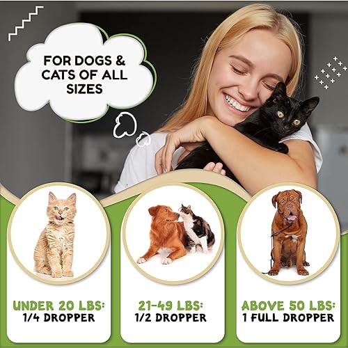 Miniatura 5 de Billion Pets - Hemp Oil for Dogs and Cats - Hemp Oil Drops with Omega Fatty Acids - Hip and Joint Support and Skin Health - Anxiety and Stress - Pain