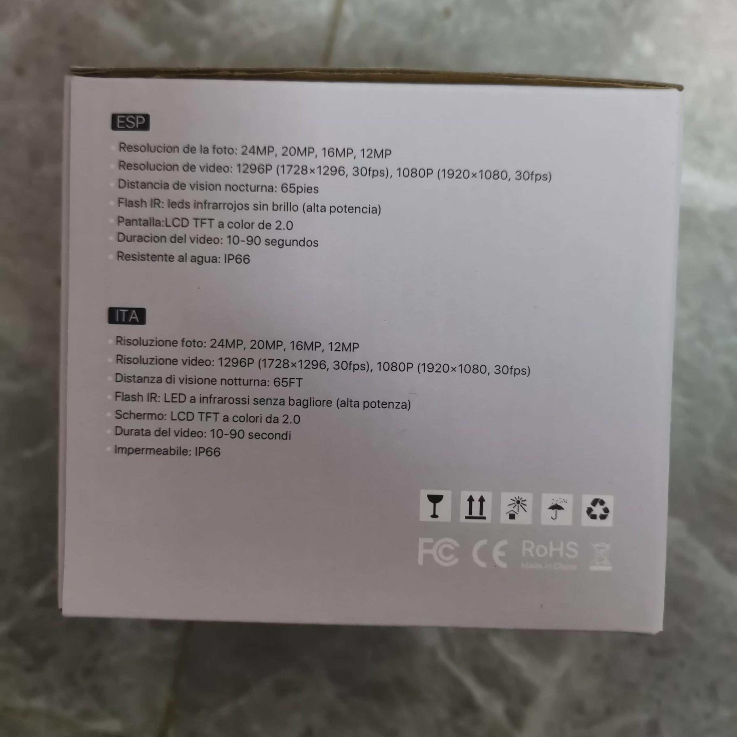 Cámara de Caza WiFi 4K / 32MP – Visión Nocturna Infrarroja 940nm – Detección de movimiento 0,2s – Impermeable IP66 – SD de 32 GB incluida – Captura la vida silvestre en Full HD