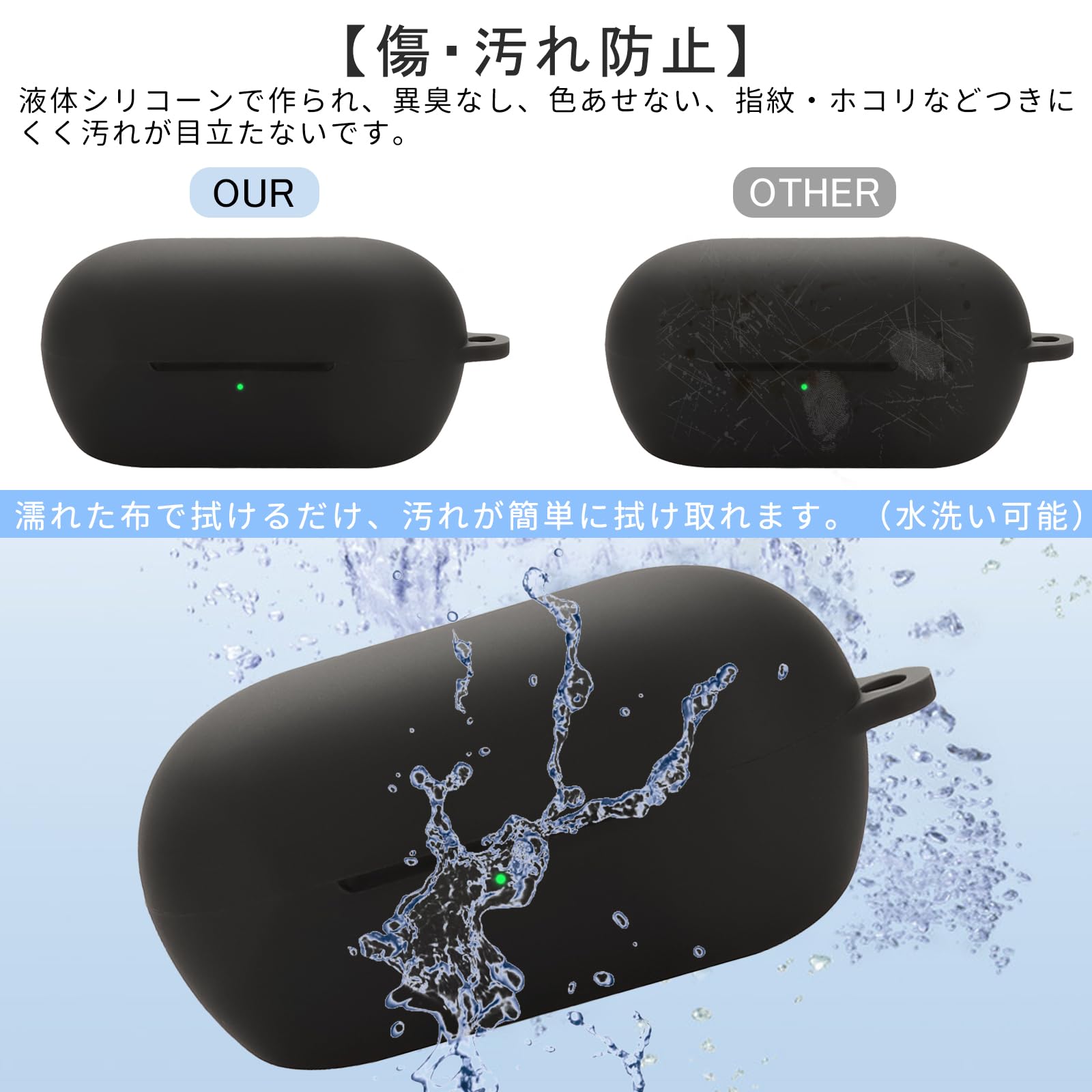 Amazon | PRODELI For ソニー(SONY) WF-C710N 専用 ケース カバー キズ
