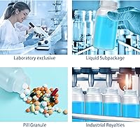 Vista 7 de Tatuo 48 Pcs 8 oz 250 ml Polypropylene Reagent Bottle Plastic Sample Bottles with Screw Caps Translucent PP Sample Containers with Lid for Liquids