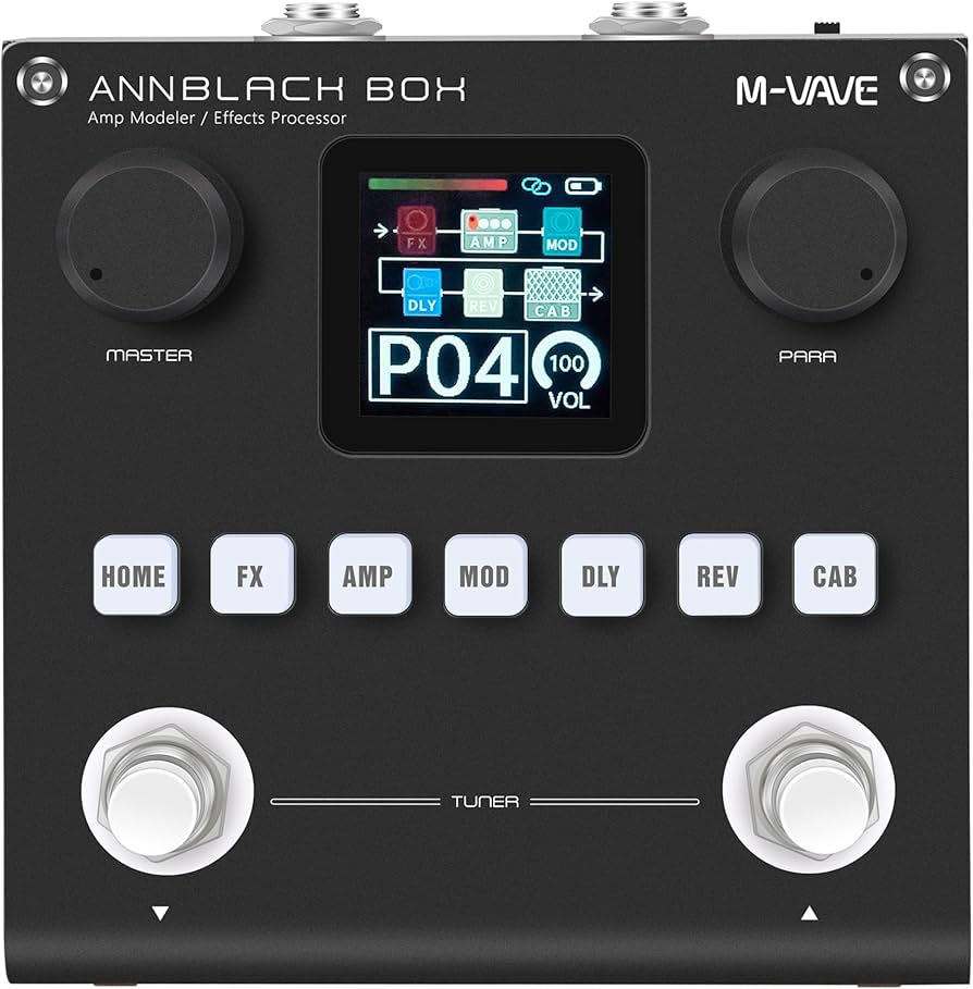 美品 マルチエフェクター M-VAVE AnnBlack Box Amazon.com: M-VAVE ANN Black Pedal Box Multi Effects Guitar